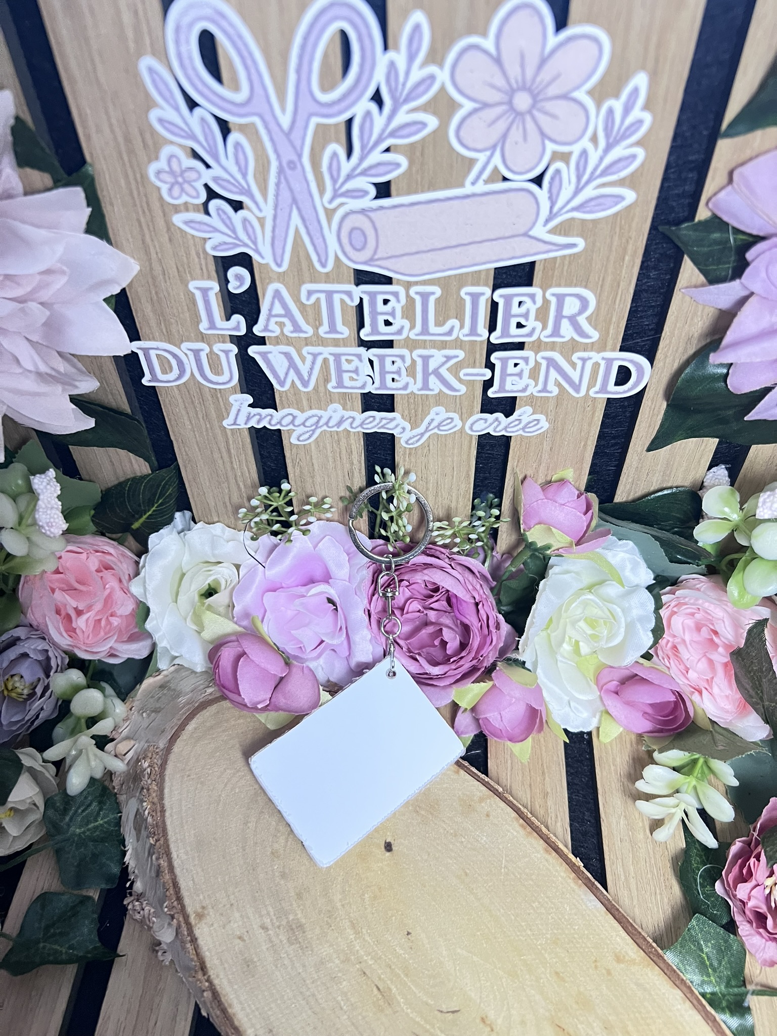 Porte-clé personnalisé recto verso – Image 3