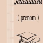 Félicitation diplôme